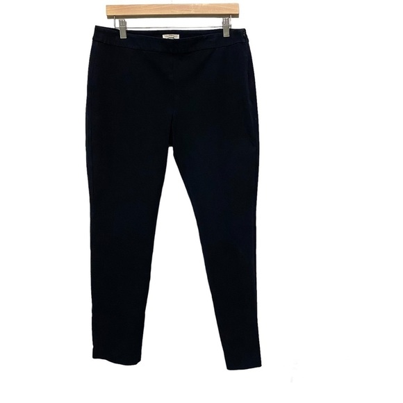 Eileen Fisher Dark Navy Blue Pull on Trousers - Picture 1 of 11